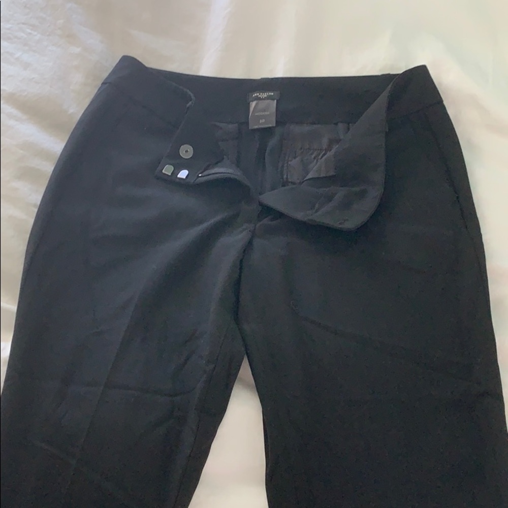 Black work pants from Ann Taylor petite